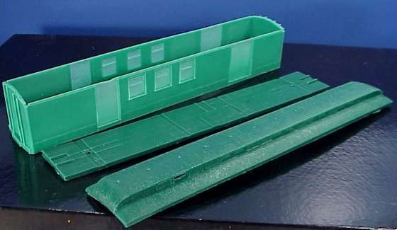 Sn3 WISEMAN V&T S 22 D&RGW 3 WINDOW RPO BAGGAGE CAR KIT  