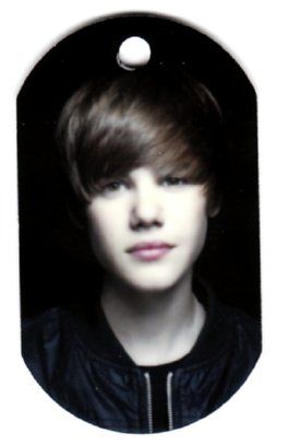 Justin Bieber #8 Dog Tag Necklace Free Chain & Shipping  