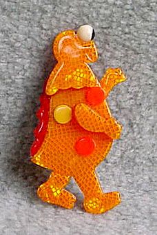 LEA STEIN CASIMIR ISLES OF CHILDREN BROOCH PIN SIGNED LILE AUX ENFANTS 