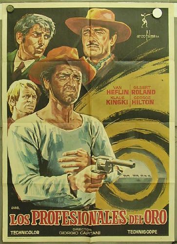 george hilton spaghetti western very rare original spanish one sheet 