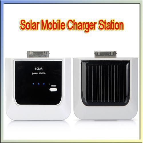 New Solar Power Station Portable Backup Battery Charger for iPhone 4G 