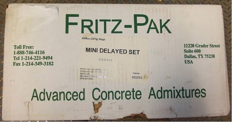 FRITZ PAK MINI DELAY SET RETARDER CONCRETE ADMIXTURE  