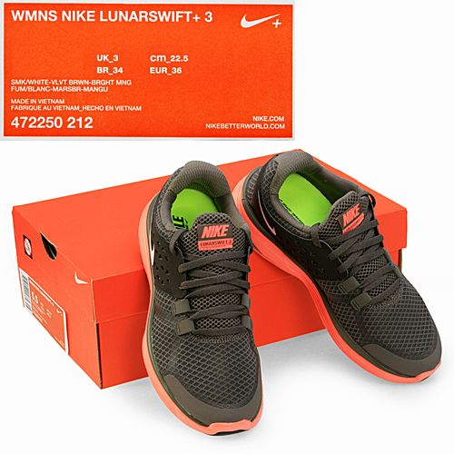 NIKE LUNARSWIFT+ 3 WOMENS Smoke Grey Shoes All Sizes Cheap Fast  