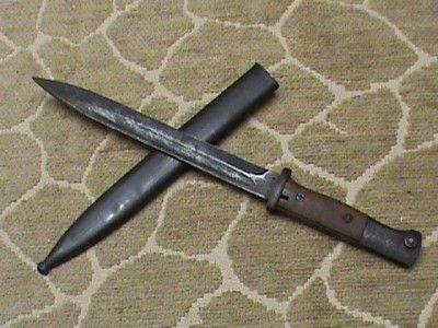 WW2 German M1884/98 Bayonet III PatternK98 Mauser Bayonet  