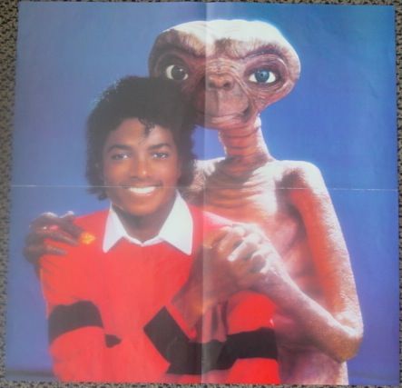 MICHAEL JACKSON e.t et LP mint  W/ poster & Book Orig  