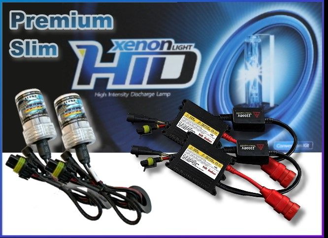 SLIM 9007 HB5 Bi xenon (Hi/Lo) HID Headlight Kit 6000K  