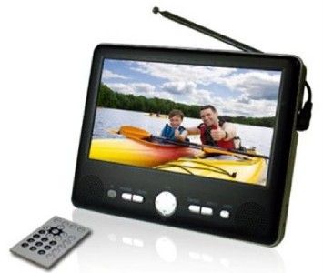 LCD TV Widescreen Portable AC DC HDTV ATSC HD Tuner  