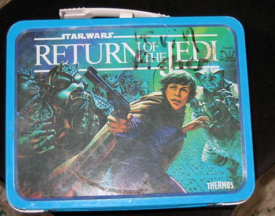 STAR WARS RETURN OF THE JEDI METAL LUNCHBOX & THERMOS  