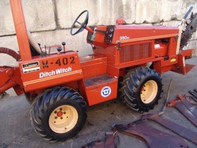 DITCH WITCH 350SX CABLE PLOW TRENCHER & TONS OF EXTRAS ONLY 599 hrs 