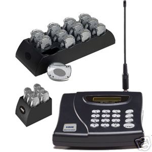 12 RESTAURANT PAGER SYSTEM /GUEST PAGING STARTER KIT  