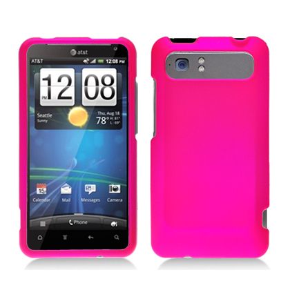 New For HTC Vivid AT&T Cell Phone Rose Pink Texture Snap On Hard Case 