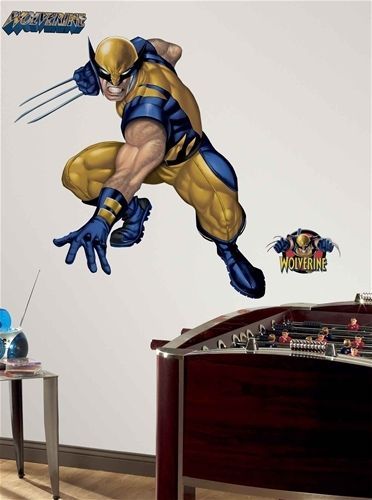   BiG Wall Mural Stickers MARVEL X MEN Kids Room Decor NEW Vinyl Decals