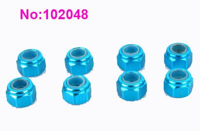   ) Aluminum Nylon Nut M3 8P HSP 1/10th 4WD R/C Upgrade Parts  