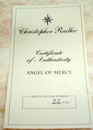 RADKO Angel of Mercy ORNAMENT Marshall Field 02MAR01A  