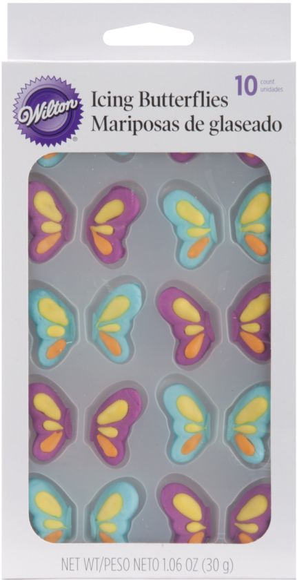 wilton icing butterflies. these beautiful icing butterflies add breath 