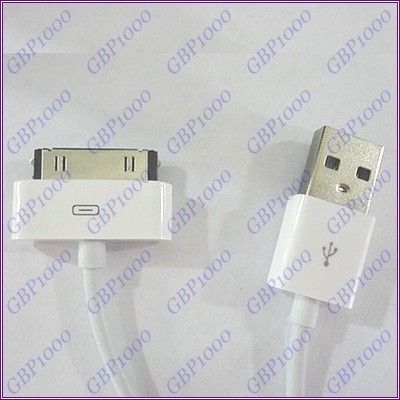 Car Charger + USB Cable For iPod Touch iPhone 3GS 4 4G  