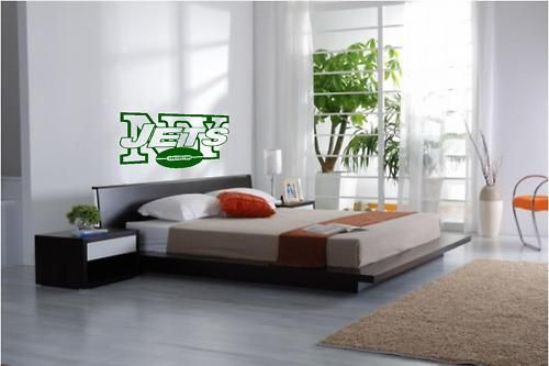 NY Jets Football HUGE Wall Art Decal Sticker 48 x 26  