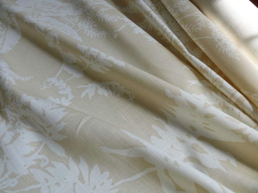 SCHUMACHER FOUGERE LINEN NATURAL FERN MEADOW 7Y $160/Y  