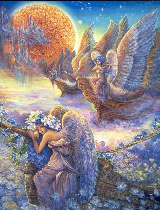 saw Three Ships 5x7 Matted Art card Josephine Wall  