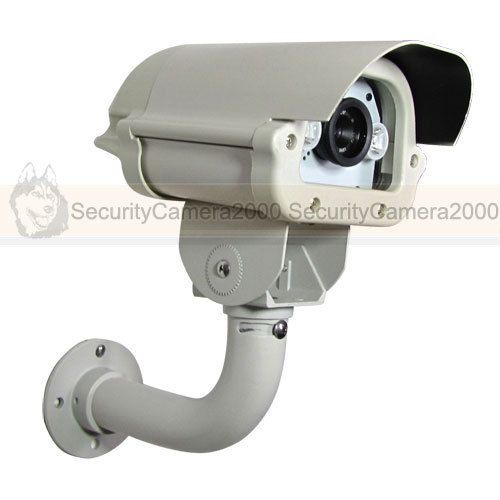 Outdoor Car License Plate Captured Sony CCD 650TVL HD Camera w/ White 