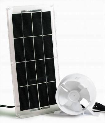 Camco 42162 RV Solar Panel and Fan for Refrigerator Vent  