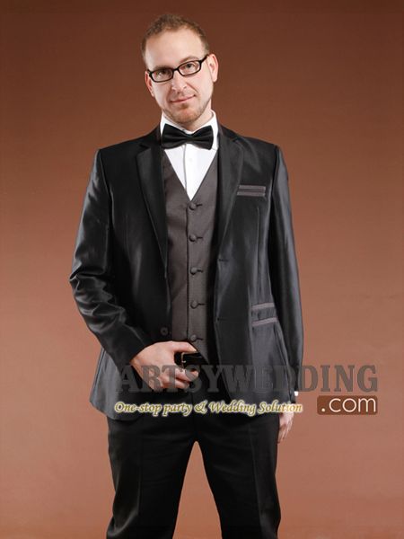 new formal two buttons notch lapel mens wedding suit pants