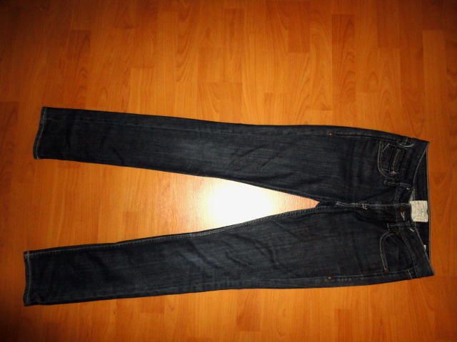 TAVERNITI SO GREASE GOTHIC 13 STRETCH JEANS 25 x 33.5  