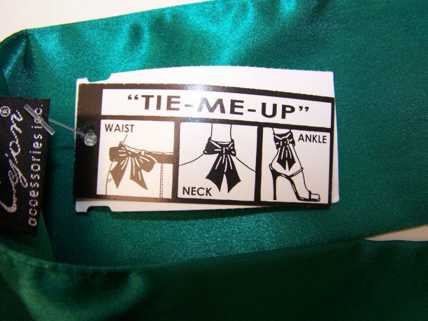 Cejon Tie Me Up Green Belt Scarf Ankle Tie NWT $20  