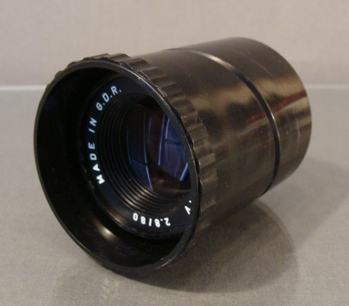 1970s VINTAGE GERMAN PENTACON AV 2.8/80 PROJECTION LENS  