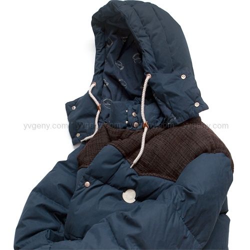 VISVIM X MONCLER V DOWN FILLED WAXED COTTON DERGE MOUNTAIN JACKET 