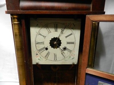   NEW HAVEN CLOCK CO. WEIGHT OPERATED 8 DAY 30 HOUR MANTLE CLOCK  