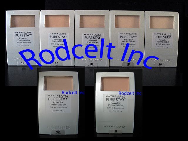 PICK MAYBELLINE PURE STAY POWDER FOUNDATION SPF15 SEALED  