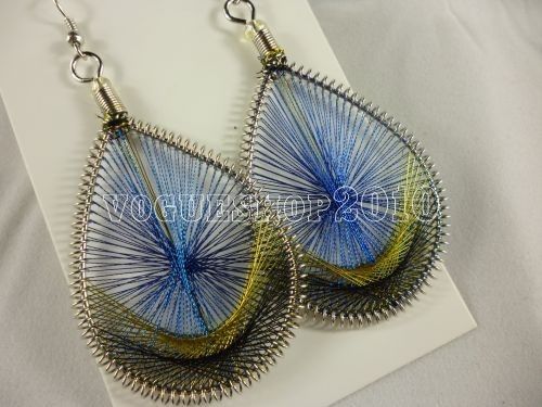 New Handmade Multicolors Dangle Thread Earring Many Colors Avaiable 1 