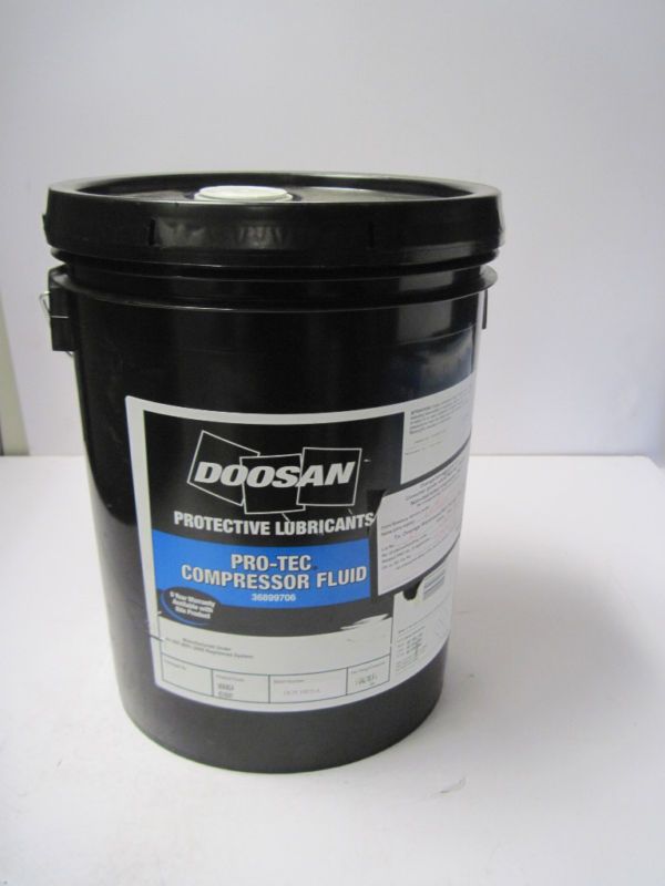 Doosan Pro Tec Compressor Fluid 5 Gal Petroleum Oil  