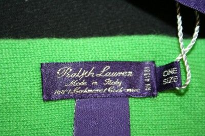 350 RALPH LAUREN PURPLE LABEL ITALY CASHMERE SCARF  