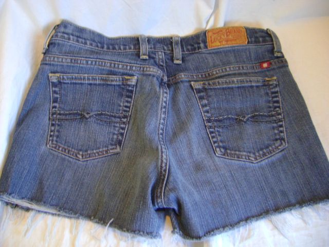 LUCKY BRAND New Easy Rider Cut Off SHORTS size 10 30  