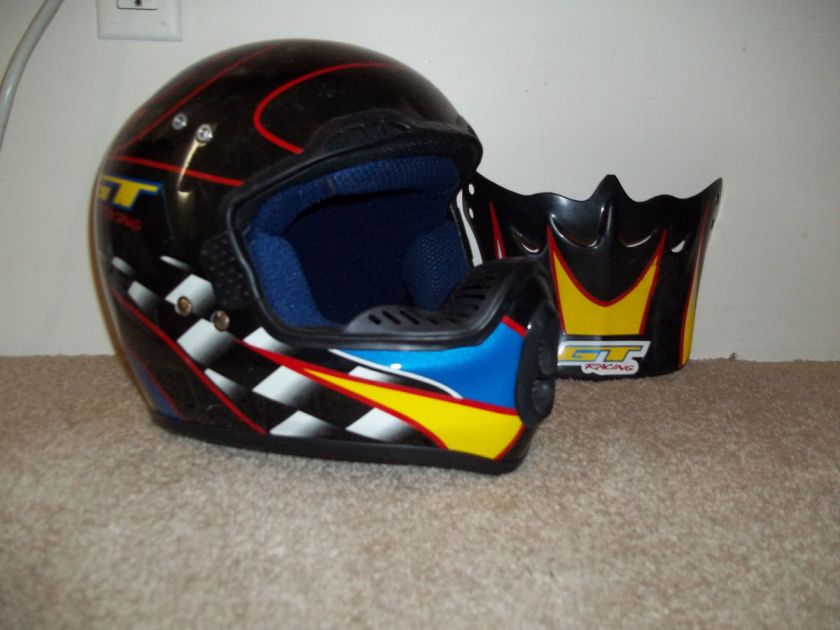 2000 GT Racing Helmet With Removable Visor  