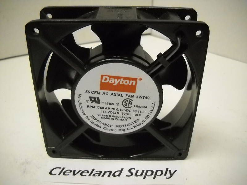 DAYTON MODEL 4WT49 COOLING FAN 115VAC 11.3 WATTS NEW  