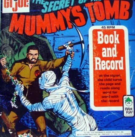 GI JOE the secret of the mummys tomb 7 vinyl PETER  