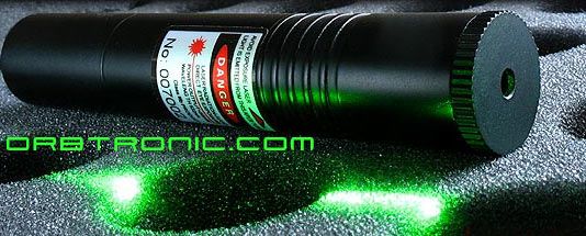 ORB1 MILITARY 532nm GREEN LASER Pointer+Charger+3 Batt.  