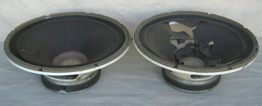 Vintage Altec Lansing 423 4Z Speaker Woofers PAIR  