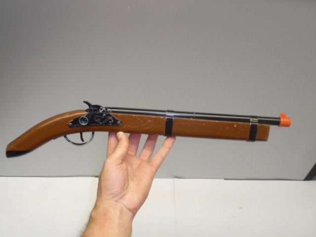 Vintage Used Parris 5891 Wood & Metal Kids Cap Gun Toy  