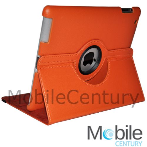 iPad 3 360 Rotating Magnetic Leather Case Smart Cover Stand Apple iPad 