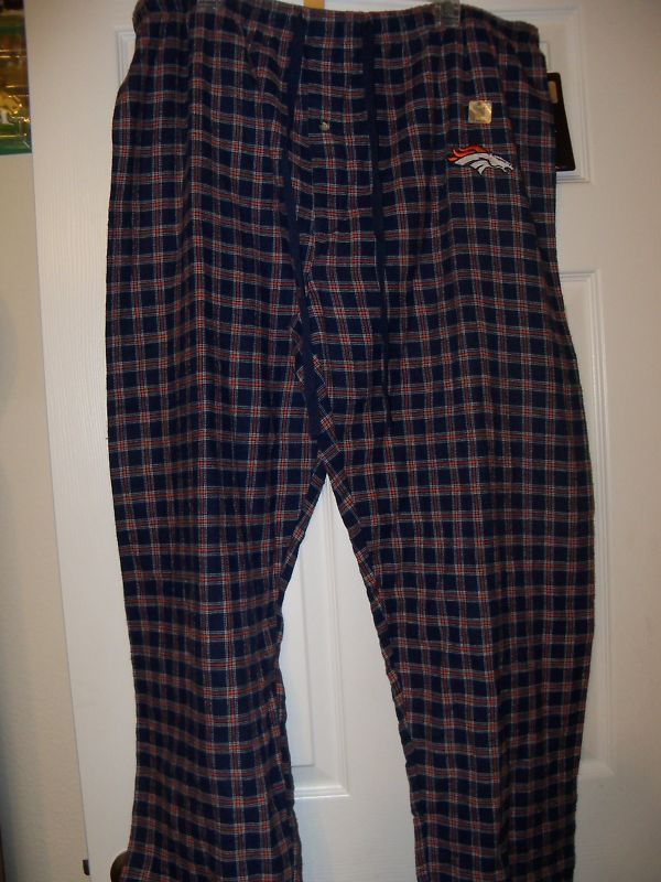 Denver Broncos Football PJ Pants Mens Size XXL 2XL NWT #79  