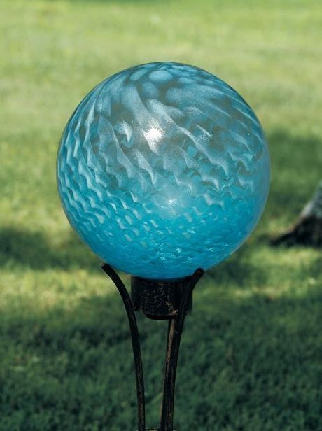 NEW Glass 10 Glow In The Dark Gazing Ball Globe 8 Clrs  