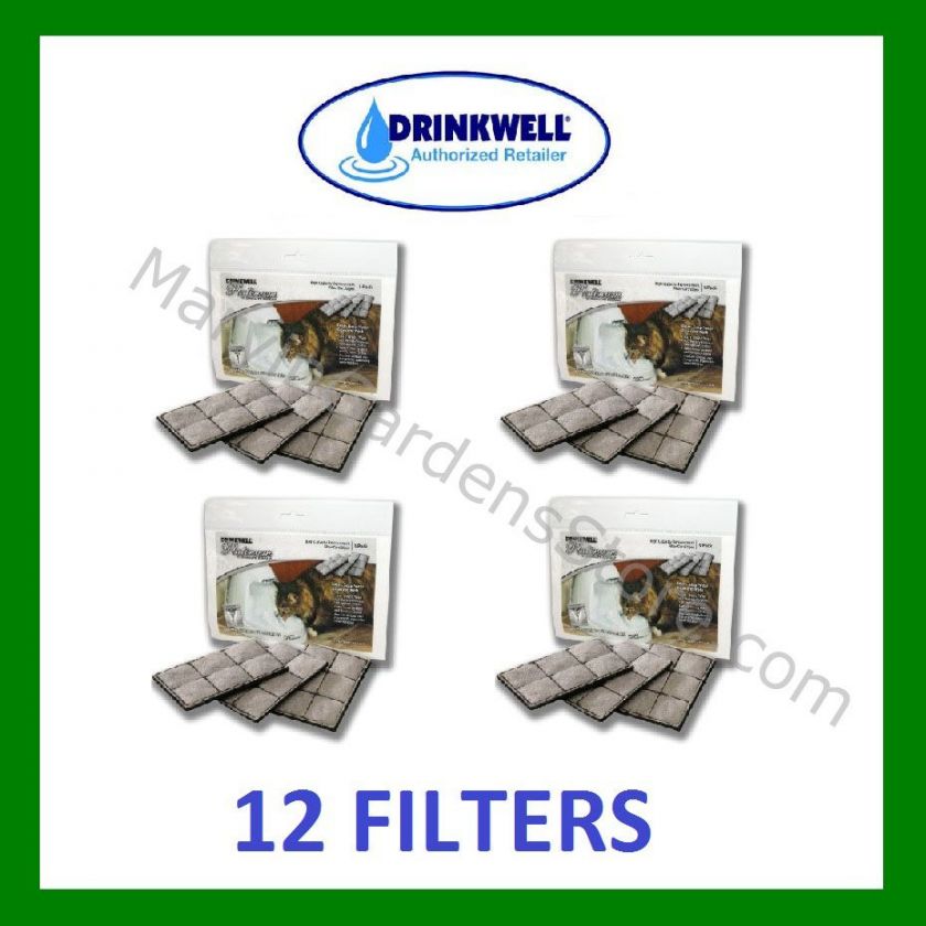 DRINKWELL PLATINUM REPLACEMENT FILTER 4x3pks=12 FILTERS  
