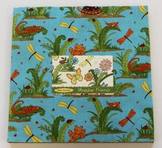 FABRIC Layer Cake MEADOW FRIENDS Deb Strain MODA Boy  