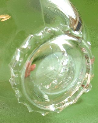 Vintage Glass HEISEY Open Sugar Bowl LARIAT  