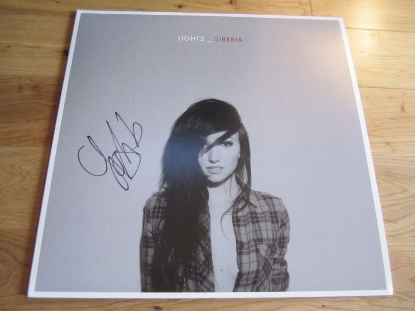 LIGHTS VALERIE POXLEITNER SIGNED ALBUM EXACT PROOF COA AUTOGRAPHED 