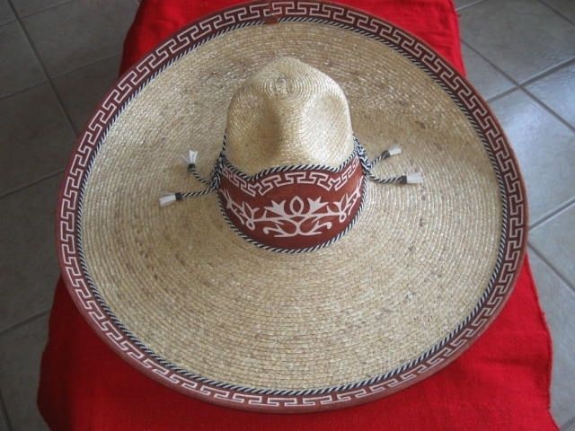 Mexican Charro Hats Saddle Sombrero Charro en Paja de Trigo 